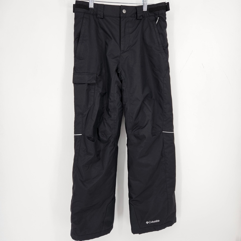Columbia Artic Trip Pants Mens Large Black Omni Heat Tech Hiking Snow Ski